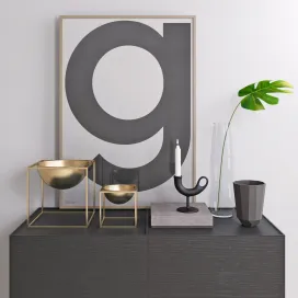 Nedrefoss Chandleholder Decorative Set